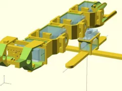OpenScad Micro Servo Robot Arm