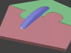 Pentagon Pattern for Cutting Fabric