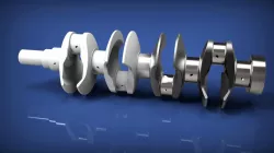 Race engine crankshaft