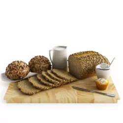 Reverse Grain Wooden Breadboard 3D model