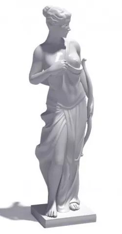 Roman Goddess Statue 3D model