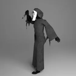 Scary Movie Costume 3D model