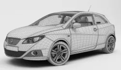 Seat Ibiza 3D model