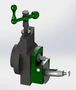 Shaper machine tool head, 3D CAD Model Library