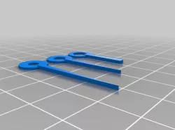 Simple clock mechanism hands