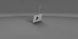Simple lapel pin