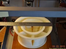 Simulated turbine frame
