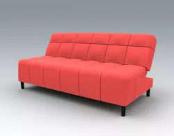 sofa bed red
