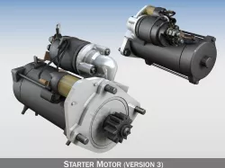 Starter Motor 03 3D model