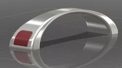 Steel and plastic handle
