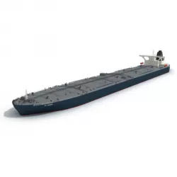 Steel Cargo Ship 3D model