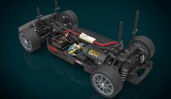 Tamiya TT01 RWD drift car conversion kit 3D model 3D printable