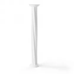 White Classic Roman Column 3D model