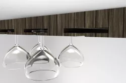 Wine Glass with Rack