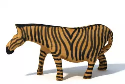 Zebra Statuette 3D model
