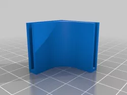 3/32 Glass case corner