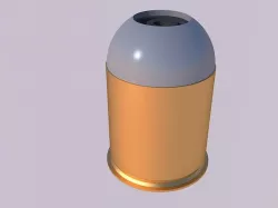 Airsoft shotgun to grenade shell adaptor
