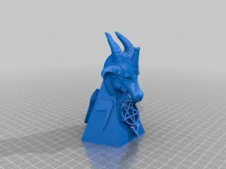 Baphomet Sigil Statue