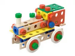 baufix wood toy construction set replacement parts