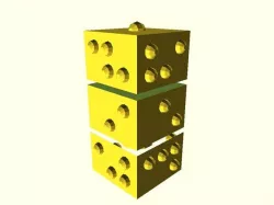 Braille Word Cube