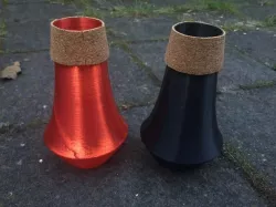 Brass instrument practice mute customizer