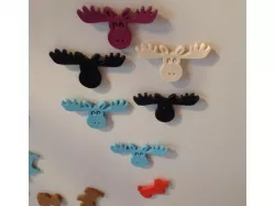 Buki The Moose Fridge Magnet