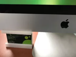 Busted iMac Crutch (and Business Card / Pen Holder)