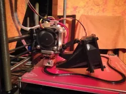 "Clogged nozzle killer" MK8 extruder nozzle cooler 60mm fan duct