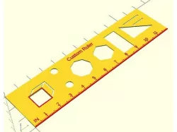 Customizable Stencil Ruler