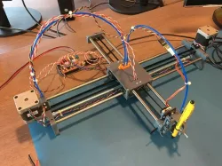 DrawingBot with improved head and rotate pen (for fountain pen)