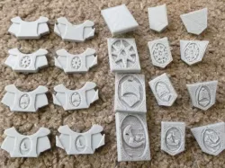 Dungeon Dolls: Shield & Armor with Insignias