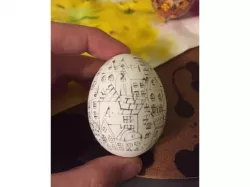 Eggbot Design Hand Drawn City