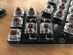 Ergodox thumb keys stabilizer mounting plate