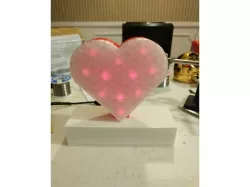 flashing LED Heart