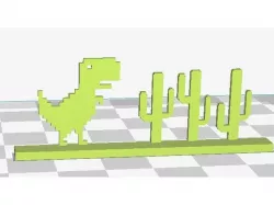 Google Chrome T-Rex Monitor Bling