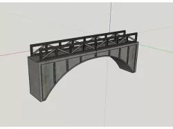 HO Scale Train Bridge V2.0