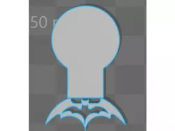 jeton de caddie batman caddy coin