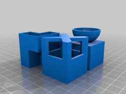 Micro Planter Chess Set (split)