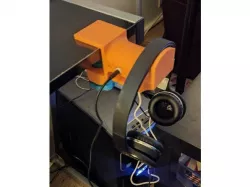 Monster Mouth Headphone Holder- plus audio jack