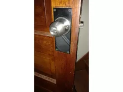 Mortise Lock to Cylinder Lock Conversion