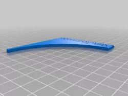 My Customized Beard comb and line tool