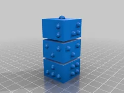 My Customized Braille Word Cube - Animal Names