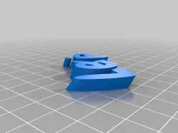 My Customized iamburny's  Text - Name Keyring / Keyfob