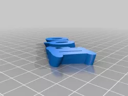 My Customized iamburny's v2  Text - Name Keyring / Keyfob