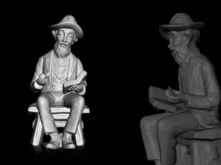 nonno statua - grandfather statue - grand-père statue - la estatua de abuelo