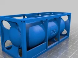 O Gauge 20ft Chemical Container