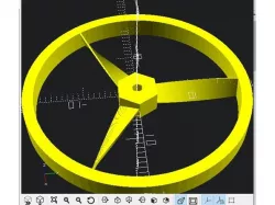 OpenScad - Twisted Blades