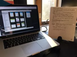 Paper Holder For Typing Out Handwritten Notes