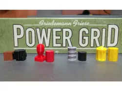 Power Grid game pieces