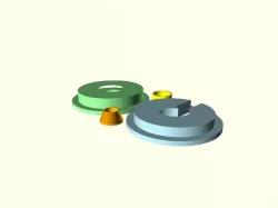 Quick release spool holder